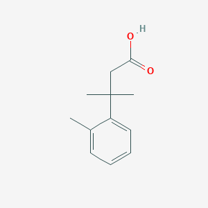 molecular formula C12H16O2 B2875059 3-Methyl-3-o-tolylbutanoic acid CAS No. 85268-91-3