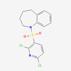 1-[(2,6-dichloropyridin-3-yl)sulfonyl]-2,3,4,5-tetrahydro-1H-1-benzazepine