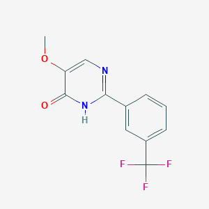 5-Methoxy-2-[3-(trifluoromethyl)phenyl]-4-pyrimidinol