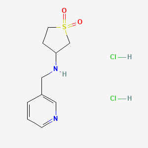 3-[(Pyridin-3-ylmethyl)amino]-1lambda6-thiolane-1,1-dione dihydrochloride