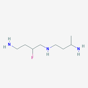 molecular formula C8H20FN3 B2875120 N-(3-Aminobutyl)-2-fluorobutane-1,4-diamine CAS No. 2138190-46-0