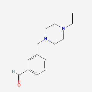 3-[(4-Ethylpiperazino)methyl]benzaldehyde