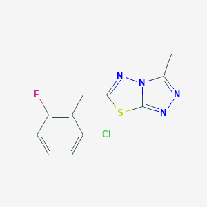 6-(2-Chloro-6-fluorobenzyl)-3-methyl[1,2,4]triazolo[3,4-b][1,3,4]thiadiazole