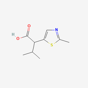 3-Methyl-2-(2-methyl-1,3-thiazol-5-yl)butanoic acid