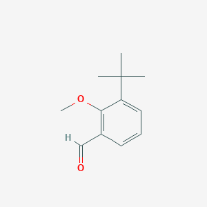 molecular formula C12H16O2 B2875190 3-(Tert-butyl)-2-methoxybenzaldehyde CAS No. 882532-99-2