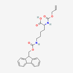 molecular formula C25H28N2O6 B2875223 Aloc-d-lys(fmoc)-oh CAS No. 1193642-32-8