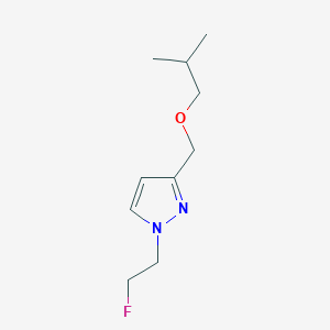molecular formula C10H17FN2O B2875264 1-(2-fluoroethyl)-3-(isobutoxymethyl)-1H-pyrazole CAS No. 1855940-51-0