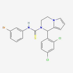 N-(3-bromophenyl)-1-(2,4-dichlorophenyl)-3,4-dihydropyrrolo[1,2-a]pyrazine-2(1H)-carbothioamide