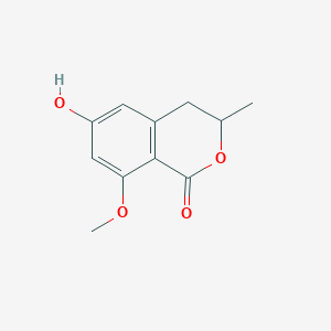 molecular formula C11H12O4 B2875269 3-Methyl-6-hydroxy-8-methoxy-3,4-dihydroisocoumarin CAS No. 944711-09-5