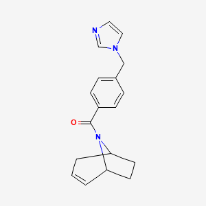 (4-((1H-imidazol-1-yl)methyl)phenyl)((1R,5S)-8-azabicyclo[3.2.1]oct-2-en-8-yl)methanone