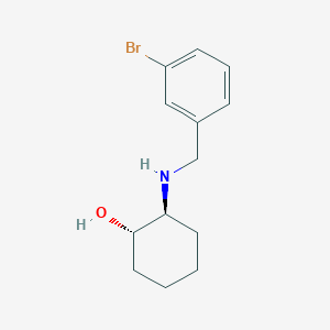 (1S,2S)-2-[(3-Bromophenyl)methylamino]cyclohexan-1-ol