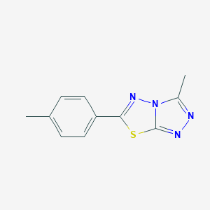 3-Methyl-6-(4-methylphenyl)[1,2,4]triazolo[3,4-b][1,3,4]thiadiazole