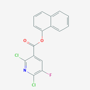 molecular formula C16H8Cl2FNO2 B287536 1-Naphthyl 2,6-dichloro-5-fluoronicotinate 