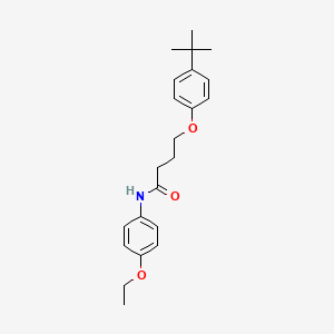 molecular formula C22H29NO3 B2875368 4-(4-tert-butylphenoxy)-N-(4-ethoxyphenyl)butanamide CAS No. 432500-71-5