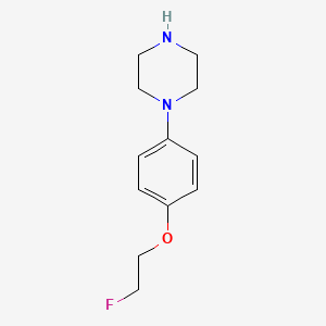 molecular formula C12H17FN2O B2875373 1-(4-(2-Fluoroethoxy)phenyl)piperazine CAS No. 913734-75-5