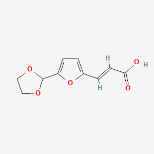 3-[5-(1,3-Dioxolan-2-yl)furan-2-yl]prop-2-enoic acid