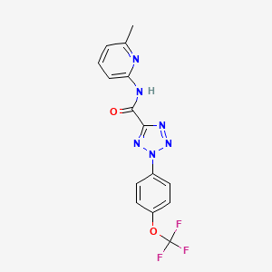 N-(6-methylpyridin-2-yl)-2-(4-(trifluoromethoxy)phenyl)-2H-tetrazole-5-carboxamide
