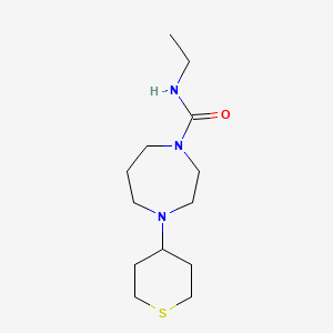 N-ethyl-4-(tetrahydro-2H-thiopyran-4-yl)-1,4-diazepane-1-carboxamide