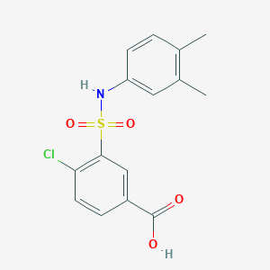 4-chloro-3-[(3,4-dimethylphenyl)sulfamoyl]benzoic Acid