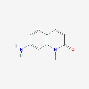 molecular formula C10H10N2O B2875425 7-Amino-1-methylquinolin-2(1H)-one CAS No. 58336-25-7