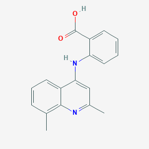 2-[(2,8-Dimethylquinolin-4-yl)amino]benzoic acid