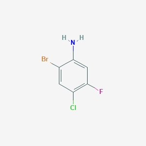 molecular formula C6H4BrClFN B2875487 2-Bromo-4-chloro-5-fluoroaniline CAS No. 120694-11-3
