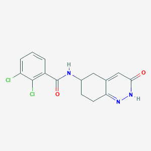 2,3-dichloro-N-(3-oxo-2,3,5,6,7,8-hexahydrocinnolin-6-yl)benzamide