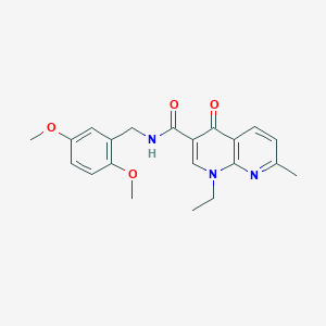 N-(2,5-dimethoxybenzyl)-1-ethyl-7-methyl-4-oxo-1,4-dihydro-1,8-naphthyridine-3-carboxamide