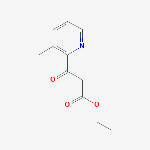 molecular formula C11H13NO3 B2875529 Ethyl 3-(3-methylpyridin-2-yl)-3-oxopropanoate CAS No. 1248195-40-5