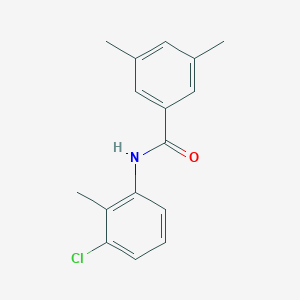 molecular formula C16H16ClNO B287553 N-(3-chloro-2-methylphenyl)-3,5-dimethylbenzamide 