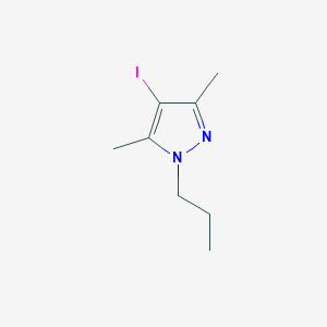molecular formula C8H13IN2 B2875537 4-Iodo-3,5-dimethyl-1-propyl-1H-pyrazole CAS No. 1354705-50-2