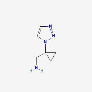 [1-(Triazol-1-yl)cyclopropyl]methanamine