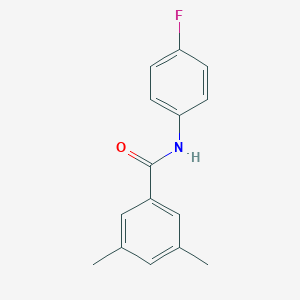N-(4-fluorophenyl)-3,5-dimethylbenzamide
