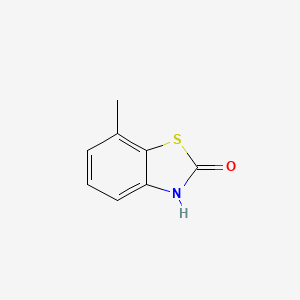 molecular formula C8H7NOS B2875541 7-Methylbenzo[d]thiazol-2(3H)-one CAS No. 80689-19-6
