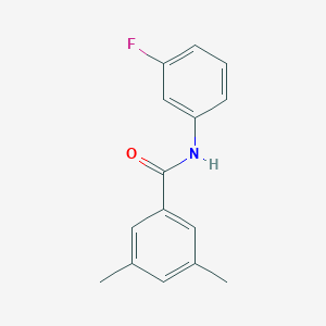molecular formula C15H14FNO B287555 N-(3-fluorophenyl)-3,5-dimethylbenzamide 