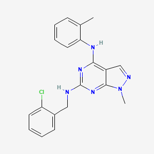 N~6~-(2-chlorobenzyl)-1-methyl-N~4~-(2-methylphenyl)-1H-pyrazolo[3,4-d]pyrimidine-4,6-diamine