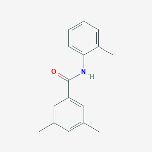 molecular formula C16H17NO B287558 3,5-dimethyl-N-(2-methylphenyl)benzamide 