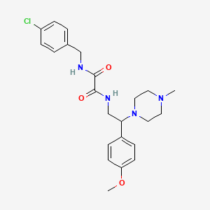 N1-(4-chlorobenzyl)-N2-(2-(4-methoxyphenyl)-2-(4-methylpiperazin-1-yl)ethyl)oxalamide