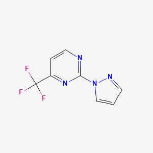 2-(1H-Pyrazol-1-yl)-4-(trifluoromethyl)pyrimidine