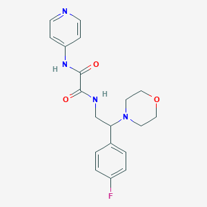 N1-(2-(4-fluorophenyl)-2-morpholinoethyl)-N2-(pyridin-4-yl)oxalamide