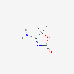 molecular formula C5H8N2O2 B2875607 4-amino-5,5-dimethyl-1,3-oxazol-2(5H)-one CAS No. 52813-62-4
