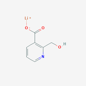 molecular formula C7H6LiNO3 B2875623 Lithium(1+) ion 2-(hydroxymethyl)pyridine-3-carboxylate CAS No. 2126161-16-6