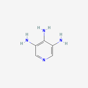 molecular formula C5H8N4 B2875666 吡啶-3,4,5-三胺 CAS No. 618439-82-0