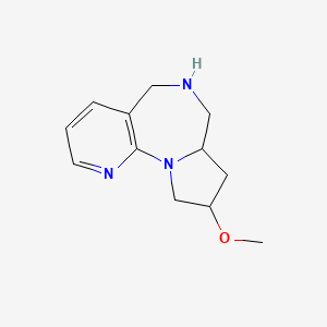 molecular formula C12H17N3O B2875714 4-Methoxy-2,8,14-triazatricyclo[8.4.0.02,6]tetradeca-1(10),11,13-triene CAS No. 2167346-67-8