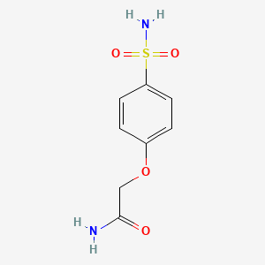 molecular formula C8H10N2O4S B2875737 2-(4-Sulfamoylphenoxy)acetamide CAS No. 69986-22-7