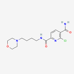 6-chloro-N2-[4-(morpholin-4-yl)butyl]pyridine-2,5-dicarboxamide