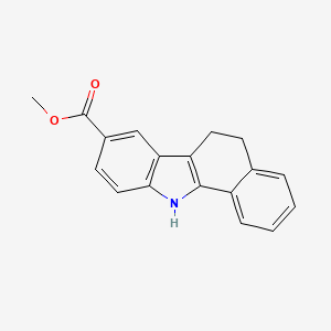 molecular formula C18H15NO2 B2875773 Methyl 6,11-dihydro-5H-benzo[a]carbazole-8-carboxylate CAS No. 2305049-12-9
