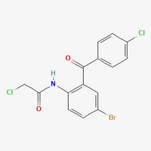 N-[4-bromo-2-(4-chlorobenzoyl)phenyl]-2-chloroacetamide