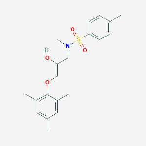 N-(2-hydroxy-3-(mesityloxy)propyl)-N,4-dimethylbenzenesulfonamide