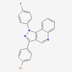 3-(4-bromophenyl)-1-(4-fluorophenyl)-1H-pyrazolo[4,3-c]quinoline